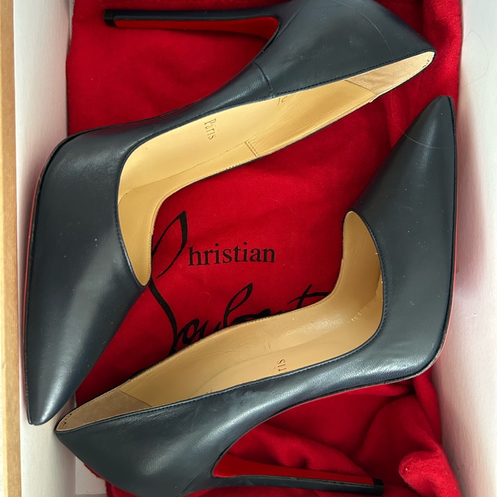 Christian Louboutin So Kate 120 Navy blue size 38
